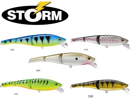Les coloris du leurre swimmin stick de storm pour la pêche au brochet !